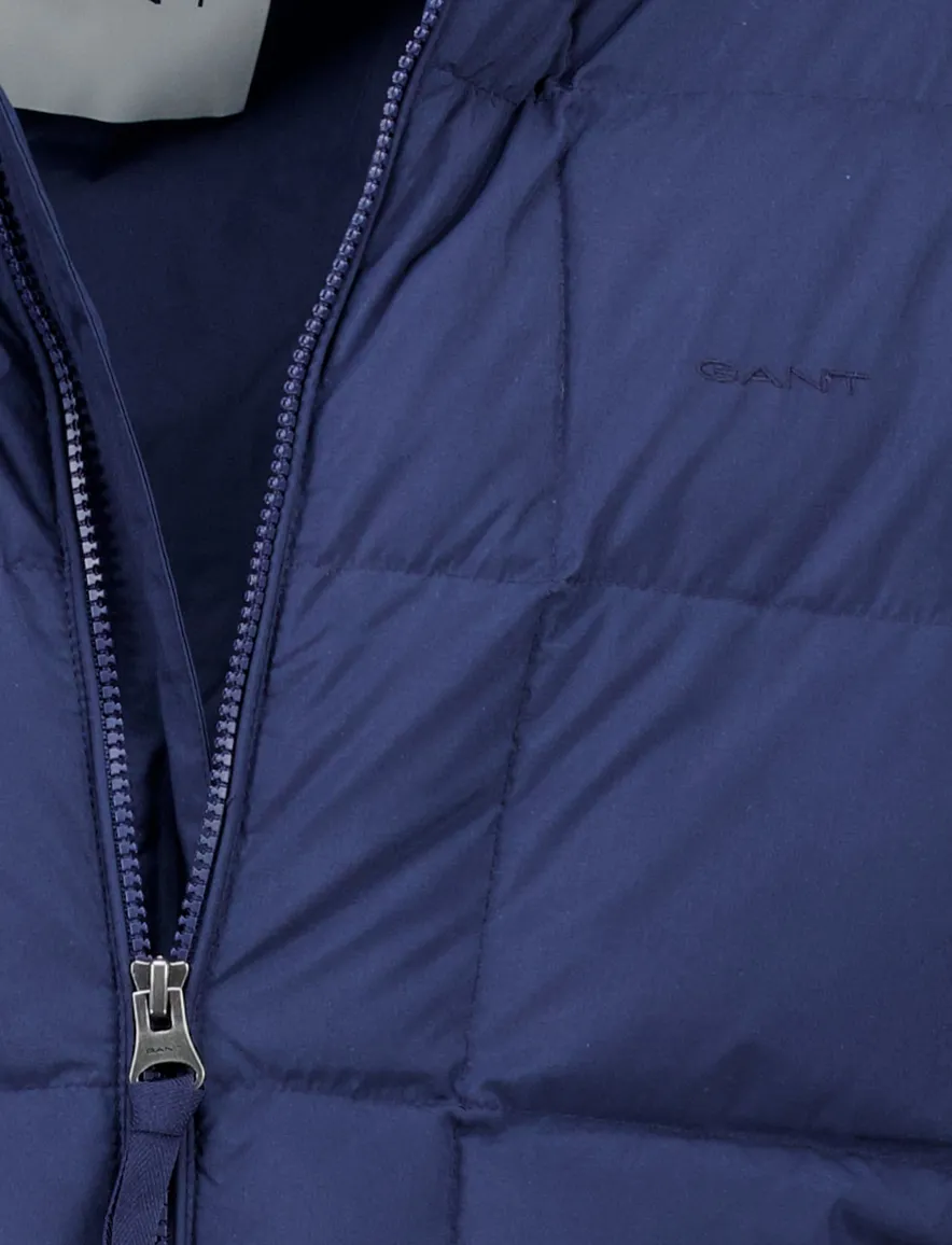 Gant gewatteerde jas donkerblauw
