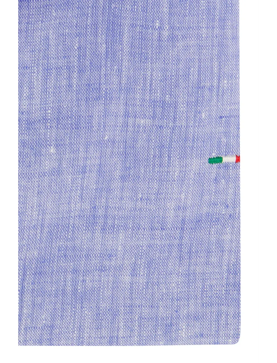 Portofino overhemd extra lang blauw