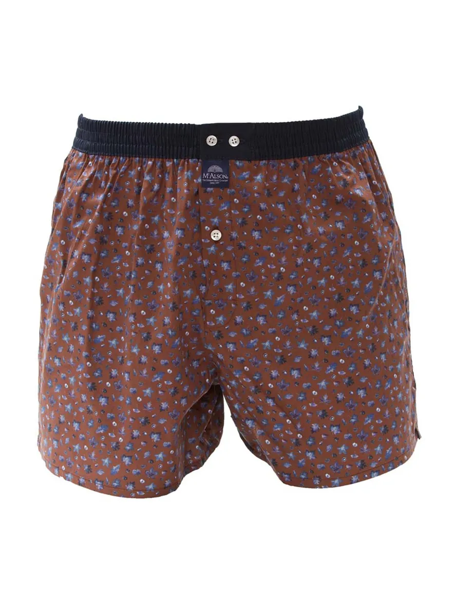 McAlson boxershort bruin bladeren