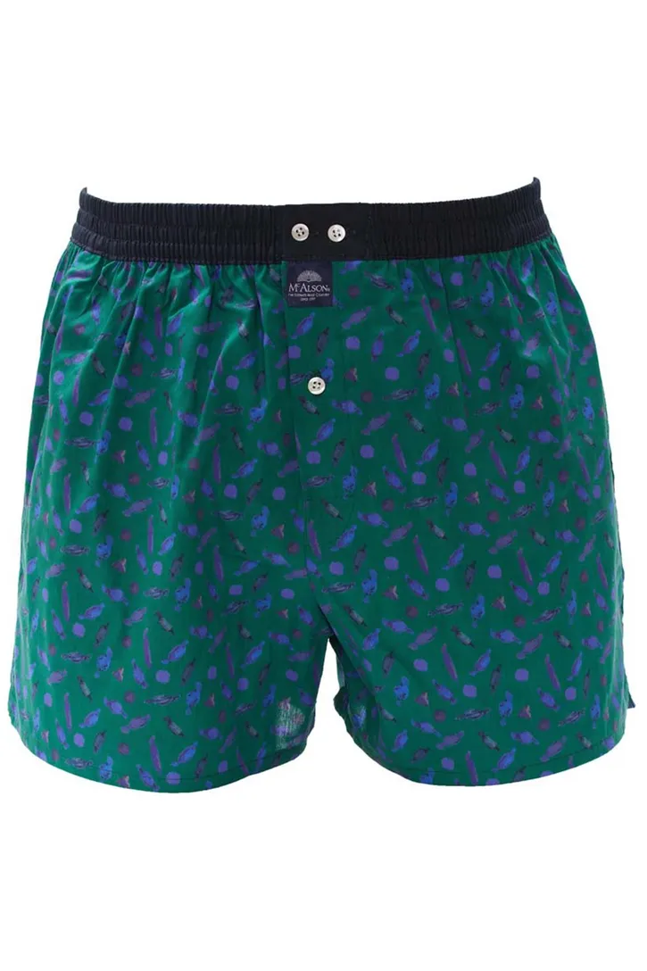 McAlson boxershort groen snoep print