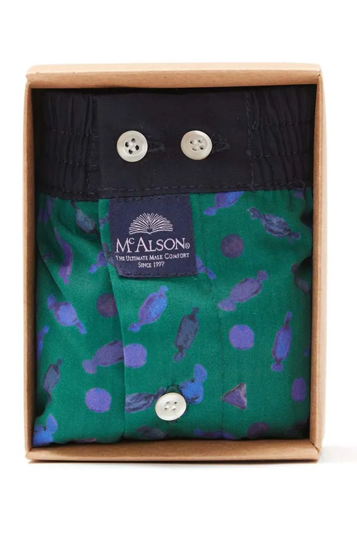McAlson boxershort groen snoep print