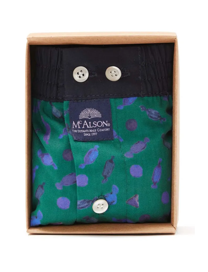 McAlson boxershort groen snoep