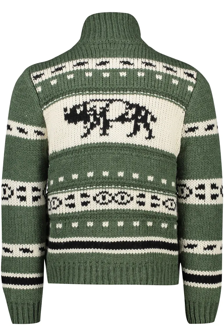 Superdry vest warm groen