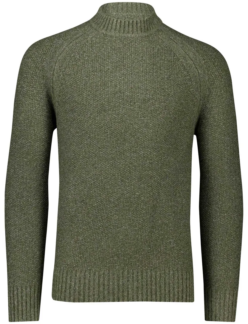 Superdry trui groen effen gemeleerd