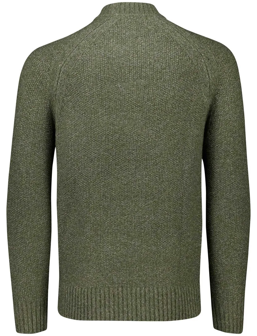 Superdry trui groen effen gemeleerd