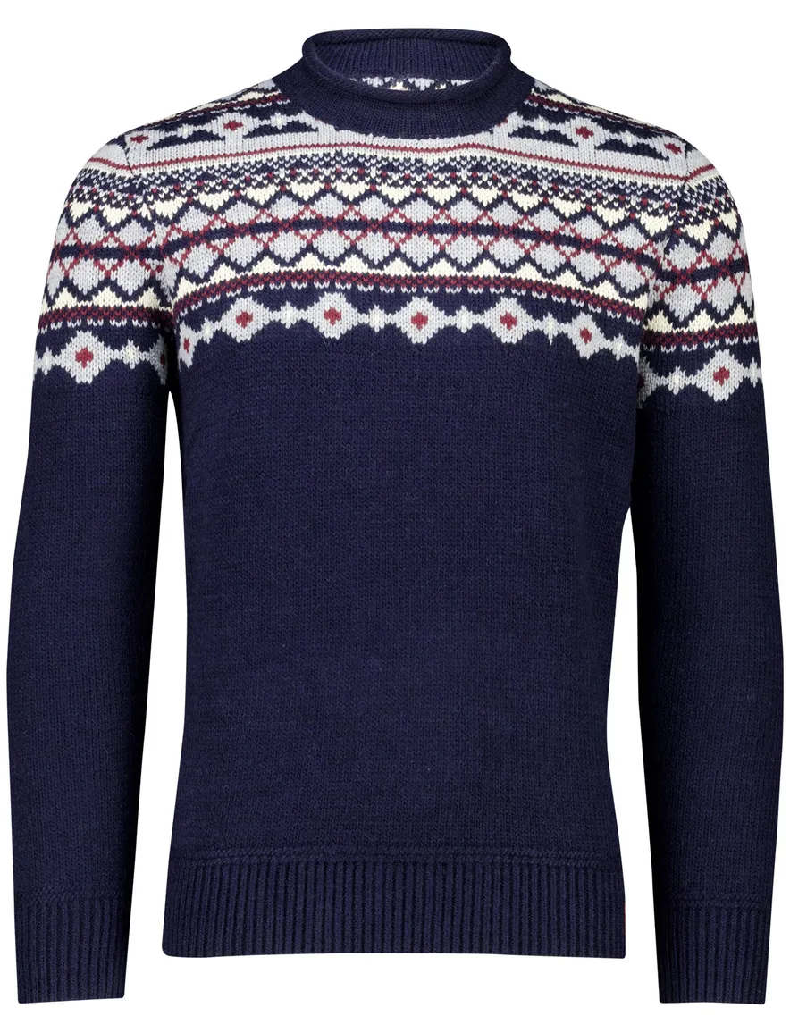 Superdry coltrui donkerblauw geprint acryl