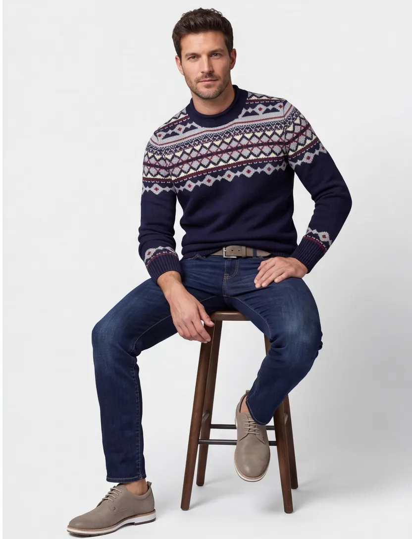 Superdry coltrui donkerblauw geprint