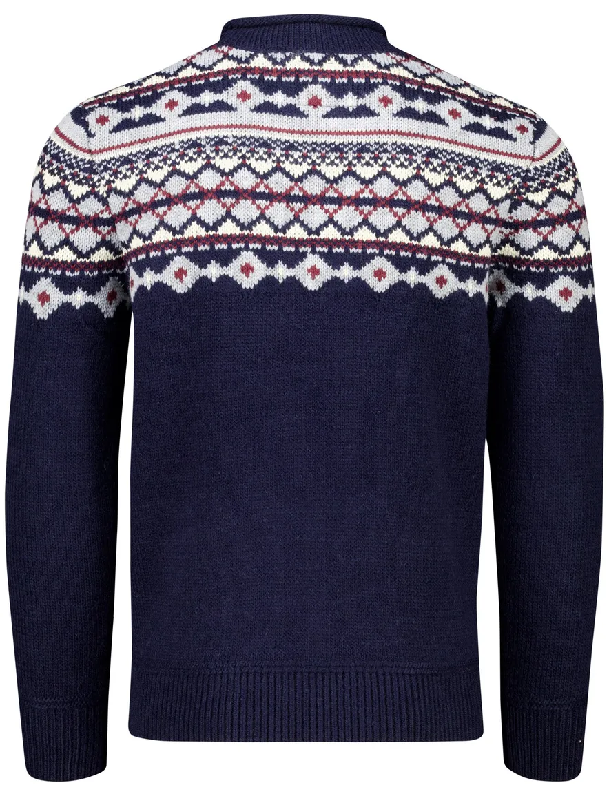 Superdry coltrui donkerblauw geprint acryl