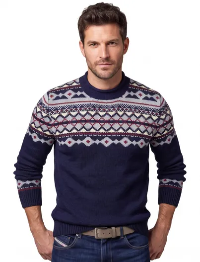 Superdry Superdry coltrui donkerblauw geprint acryl