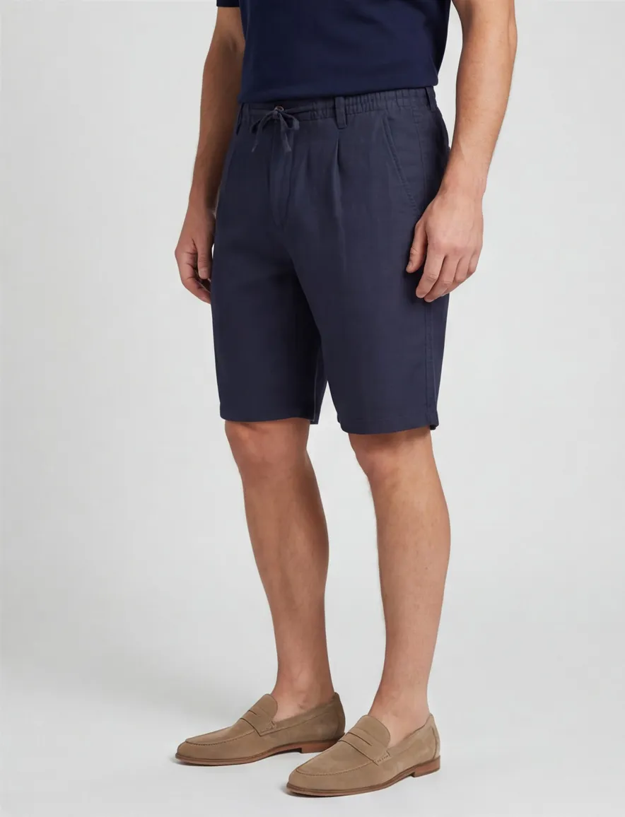 Gardeur korte broek Jasper navy