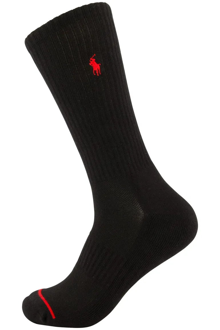 sokken Polo Ralph Lauren effen katoen, polyester grijs
