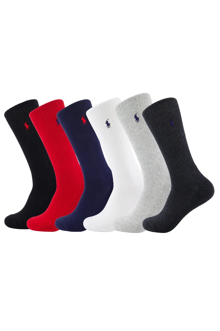 Polo Ralph Lauren sokken 6-pack multicolor