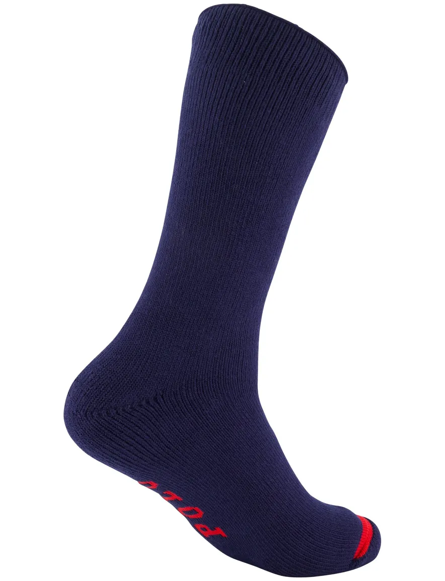 Polo Ralph Lauren Bear sokken 3-pack rood, grijs , blauw