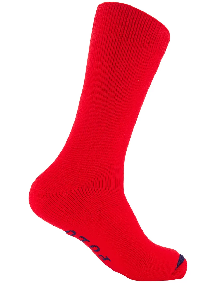 Polo Ralph Lauren sokken 3-pack Bear rood, grijs , blauw