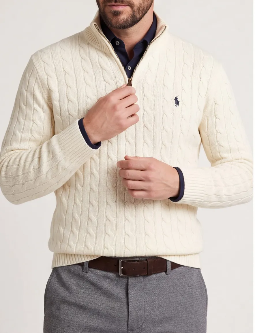 Polo Ralph Lauren trui ecru wol
