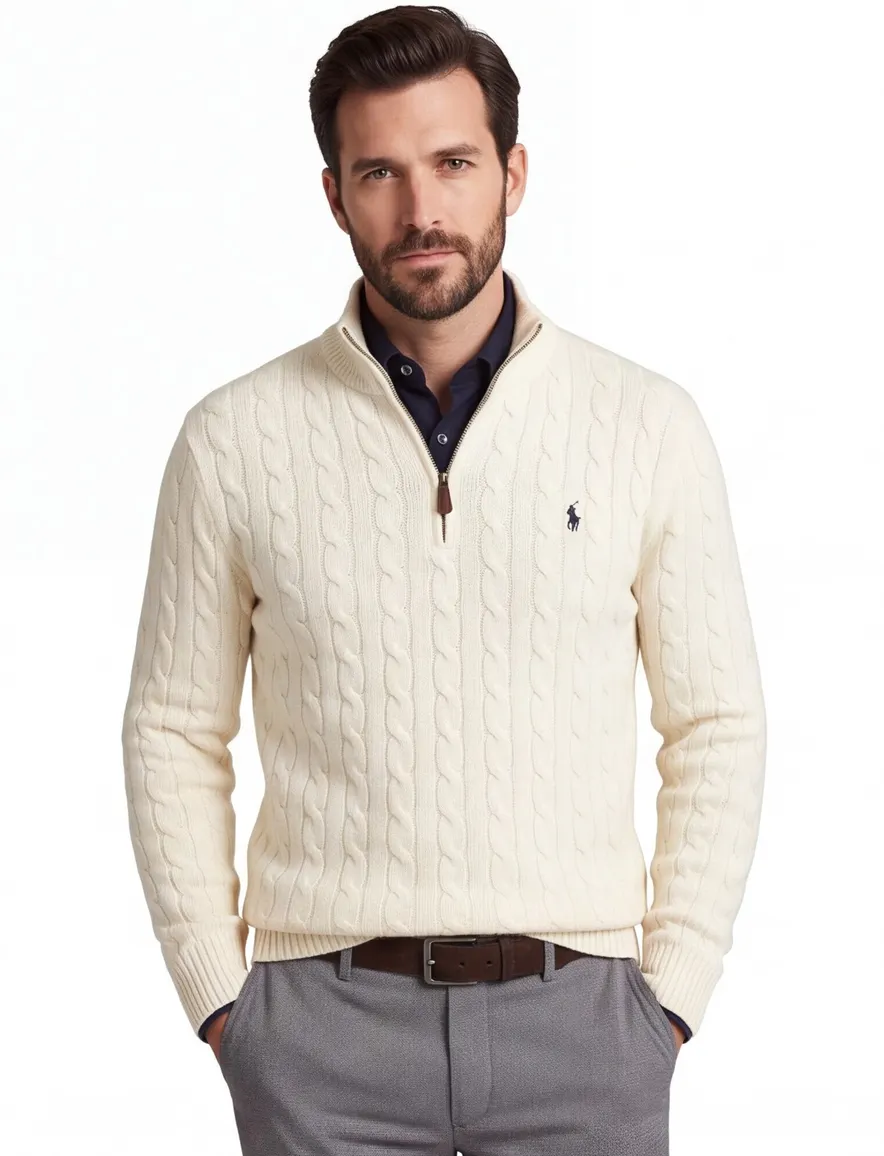 Polo Ralph Lauren trui ecru wol