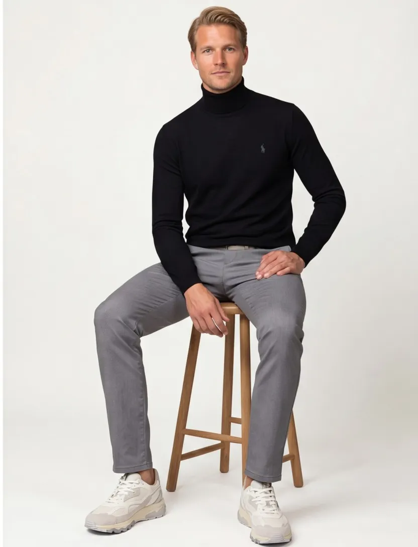 Polo Ralph Lauren coltrui merinowol zwart