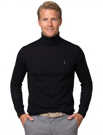 Polo Ralph Lauren Polo Ralph Lauren coltrui merinowol zwart