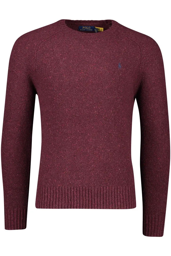 Polo Ralph Lauren trui bordeaux gebreid ronde hals