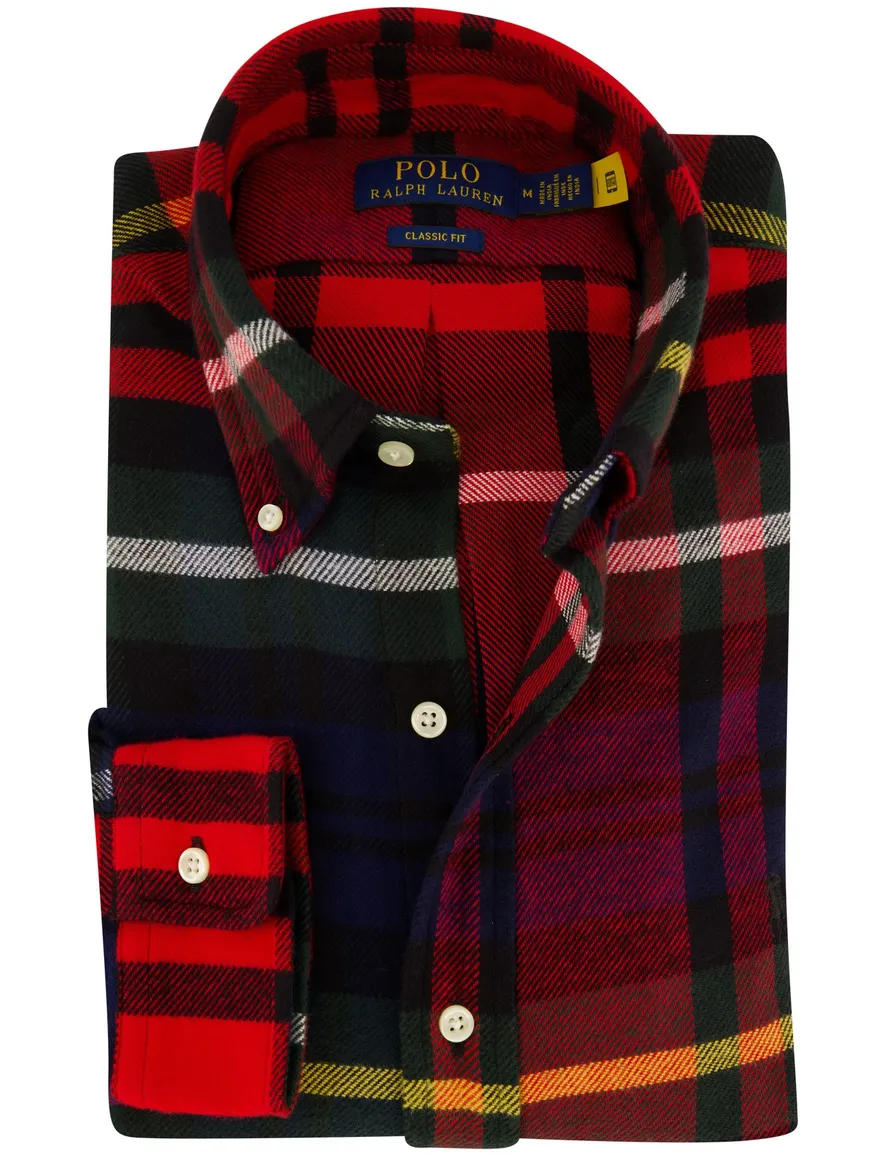 Overhemd Polo Ralph Lauren rood geruit