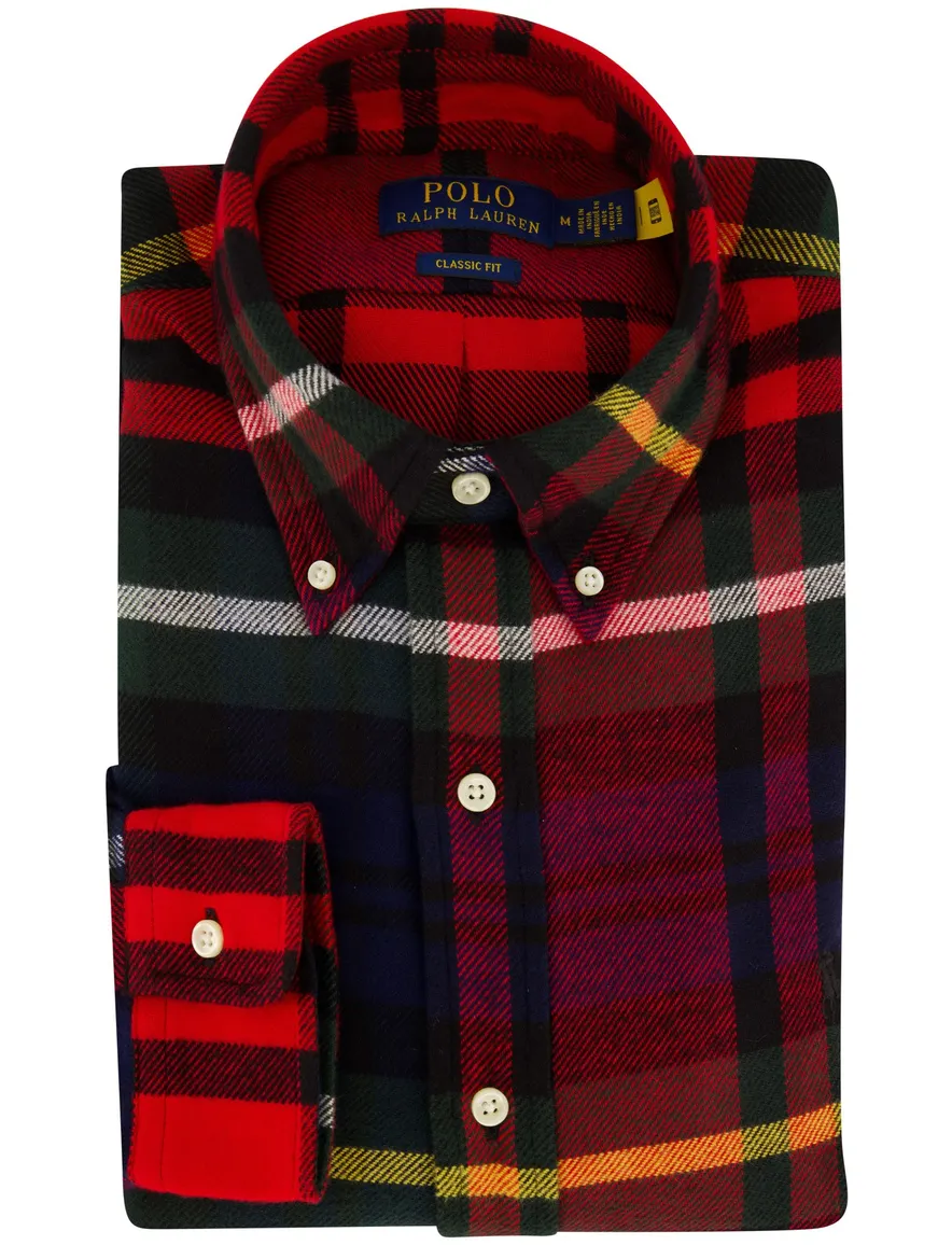 Overhemd Polo Ralph Lauren rood geruit