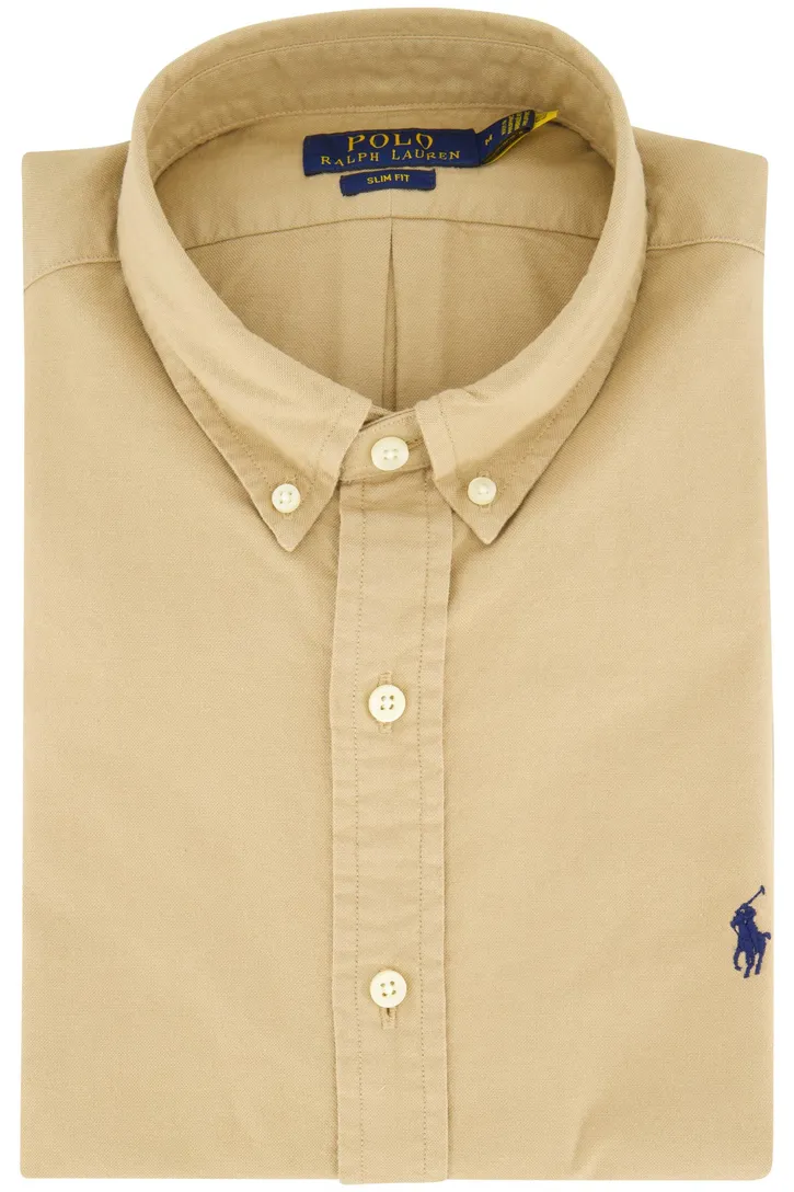 Polo Ralph Lauren casual overhemd slim fit beige