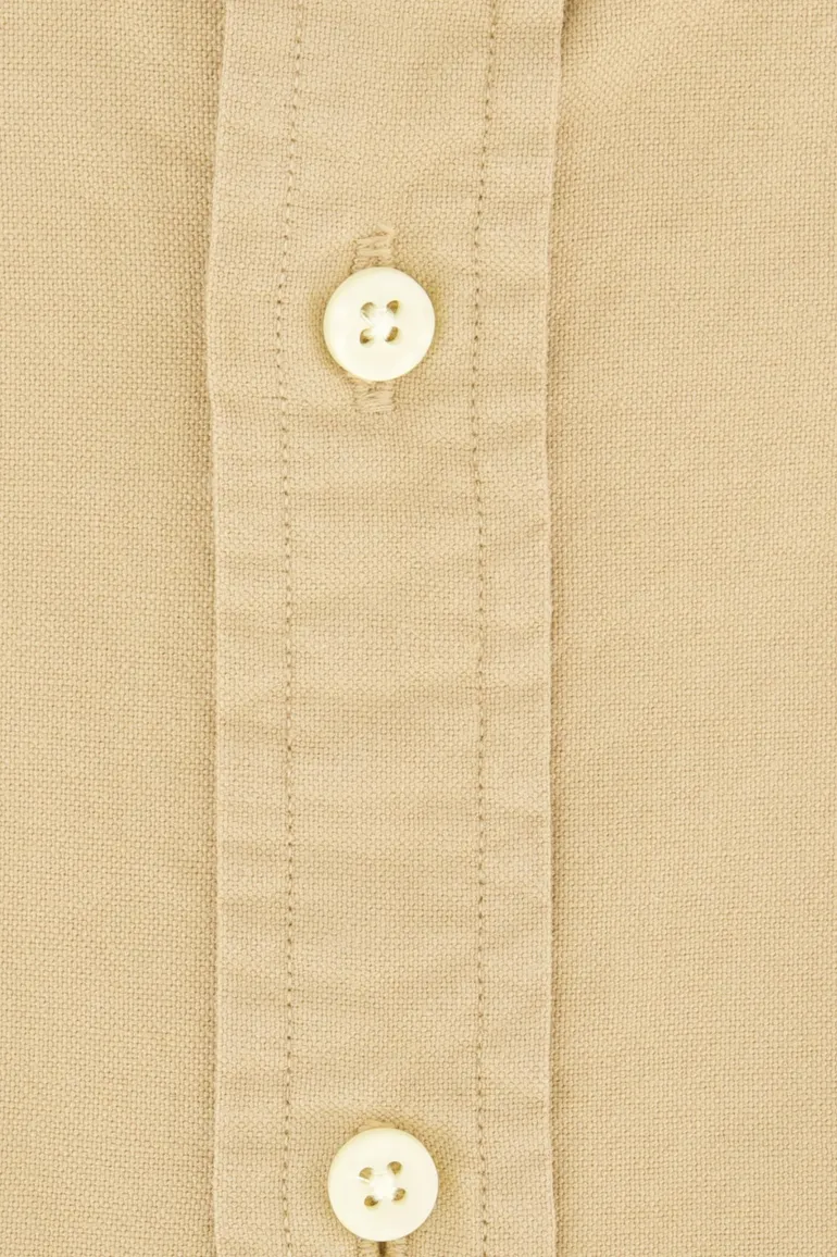 Polo Ralph Lauren casual overhemd slim fit beige effen