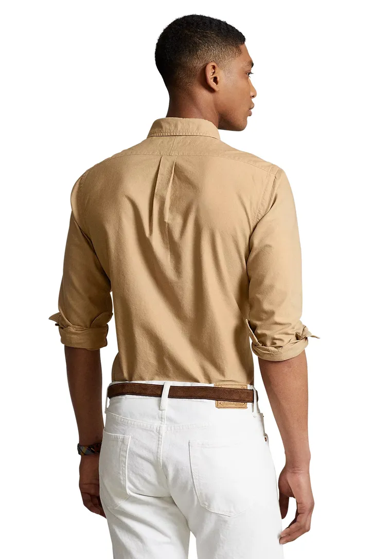 Polo Ralph Lauren casual overhemd slim fit beige