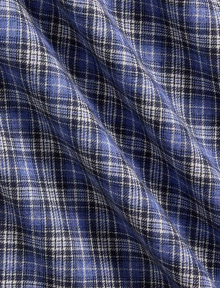 Polo Ralph Lauren Custom Fit casual overhemd blauw geruit