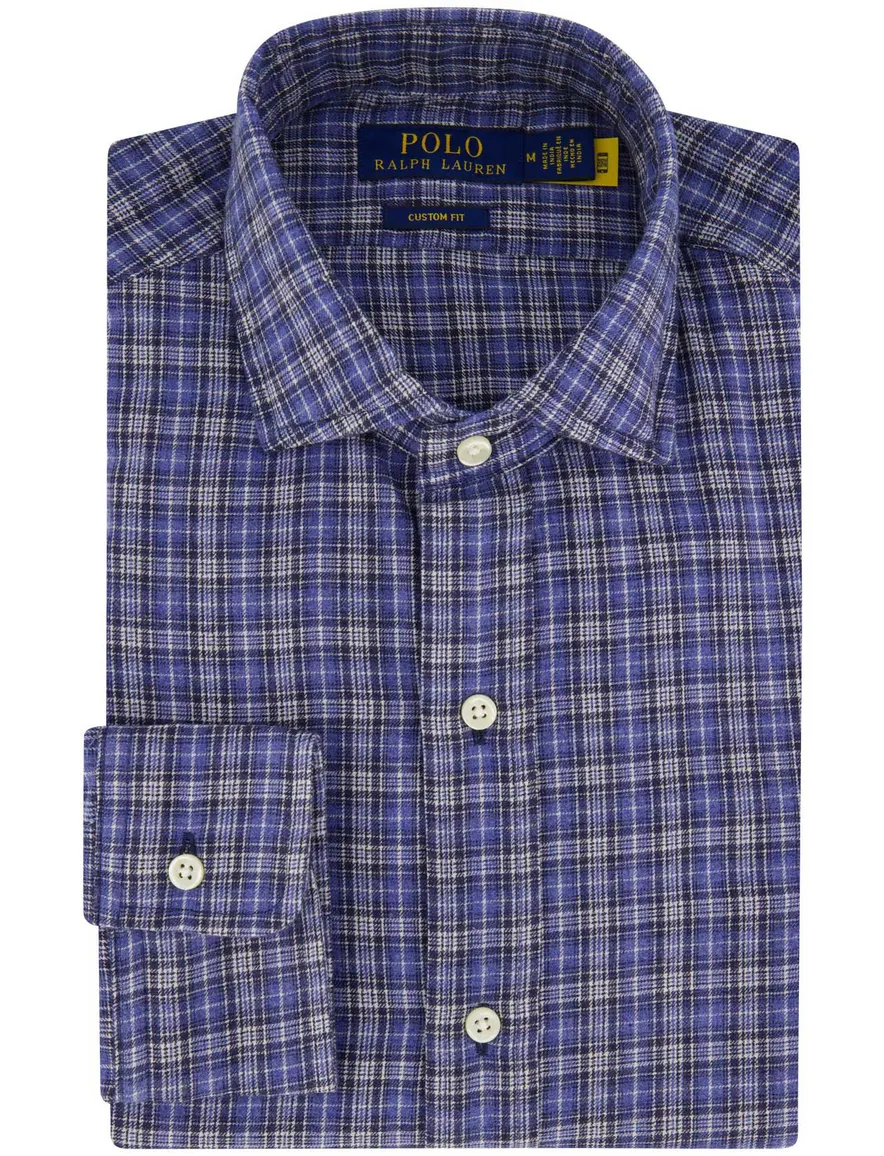 Polo Ralph Lauren overhemd blauw geruit
