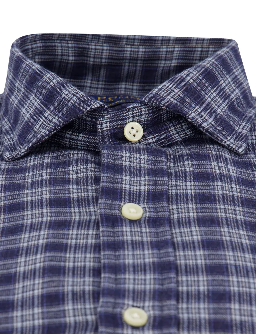 Polo Ralph Lauren overhemd donkerblauw geruit