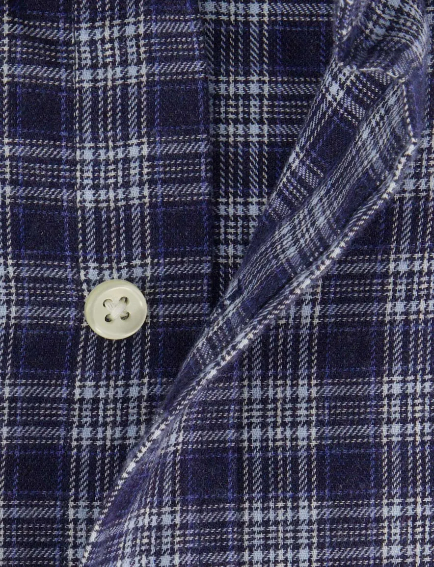 Polo Ralph Lauren overhemd donkerblauw geruit