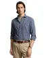 Polo Ralph Lauren overhemd Custom Fit donkerblauw geruit