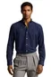 Wijde fit Polo Ralph Lauren overhemd donkerblauw flanel