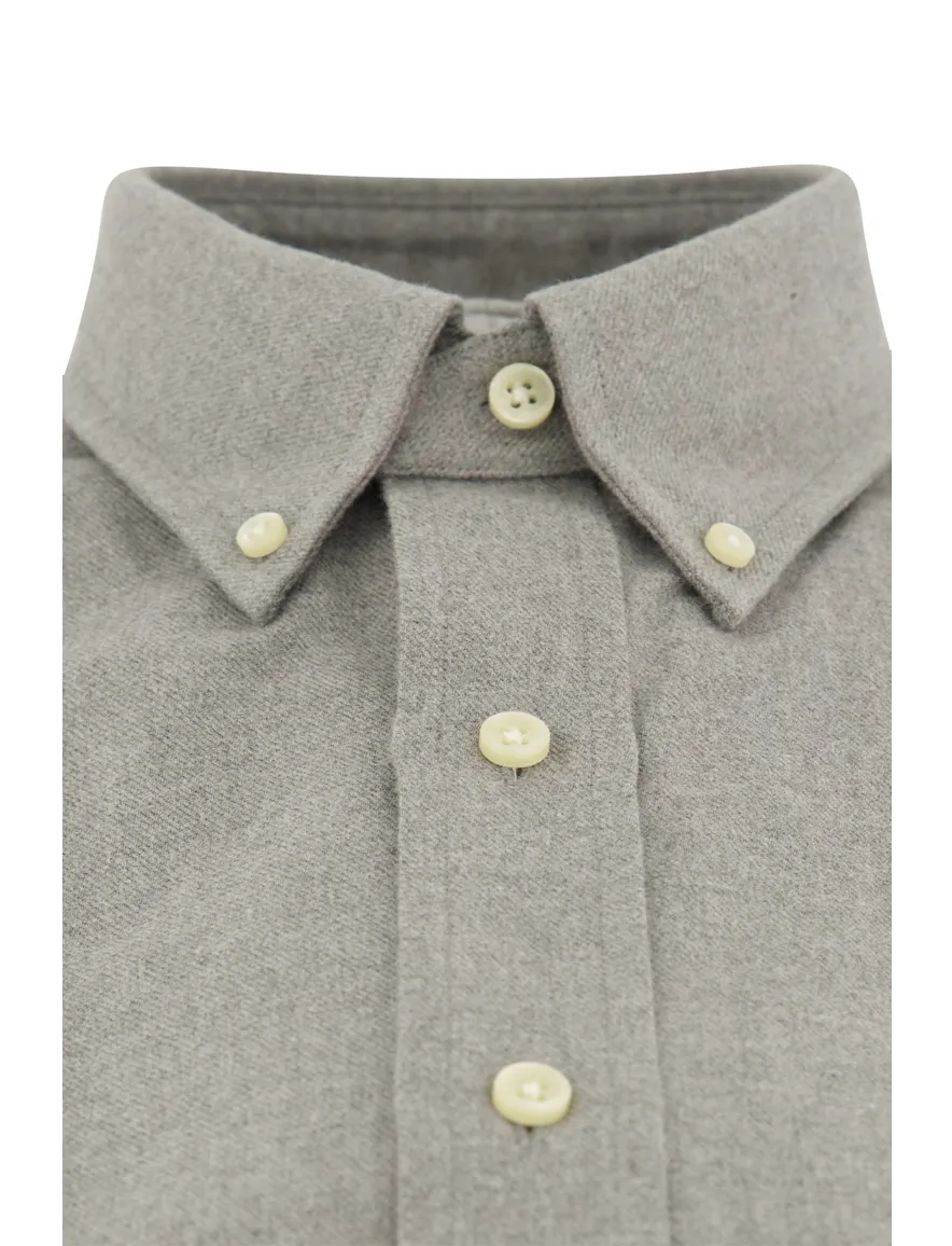 casual overhemd grijs Polo Ralph Lauren Custom Fit