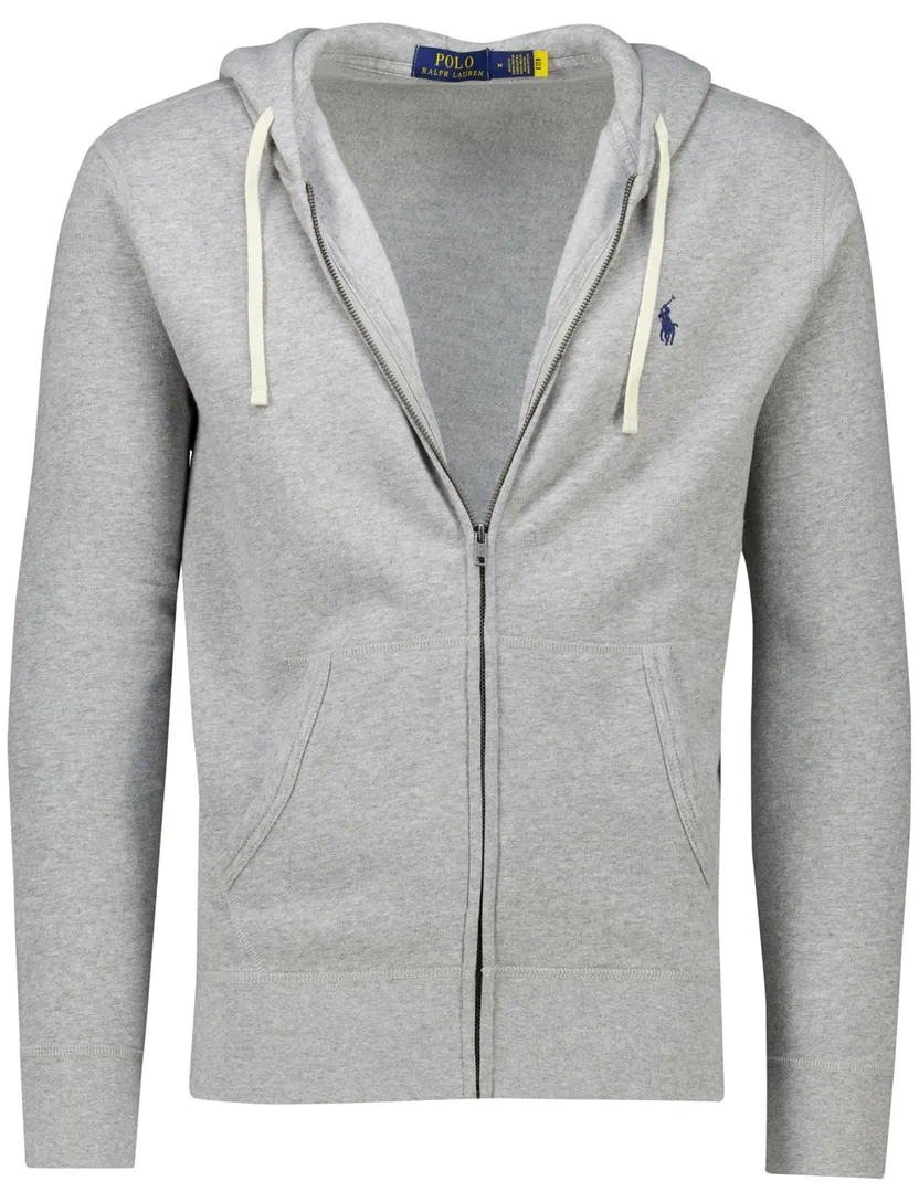 Polo Ralph Lauren sweatvest grijs gemeleerd