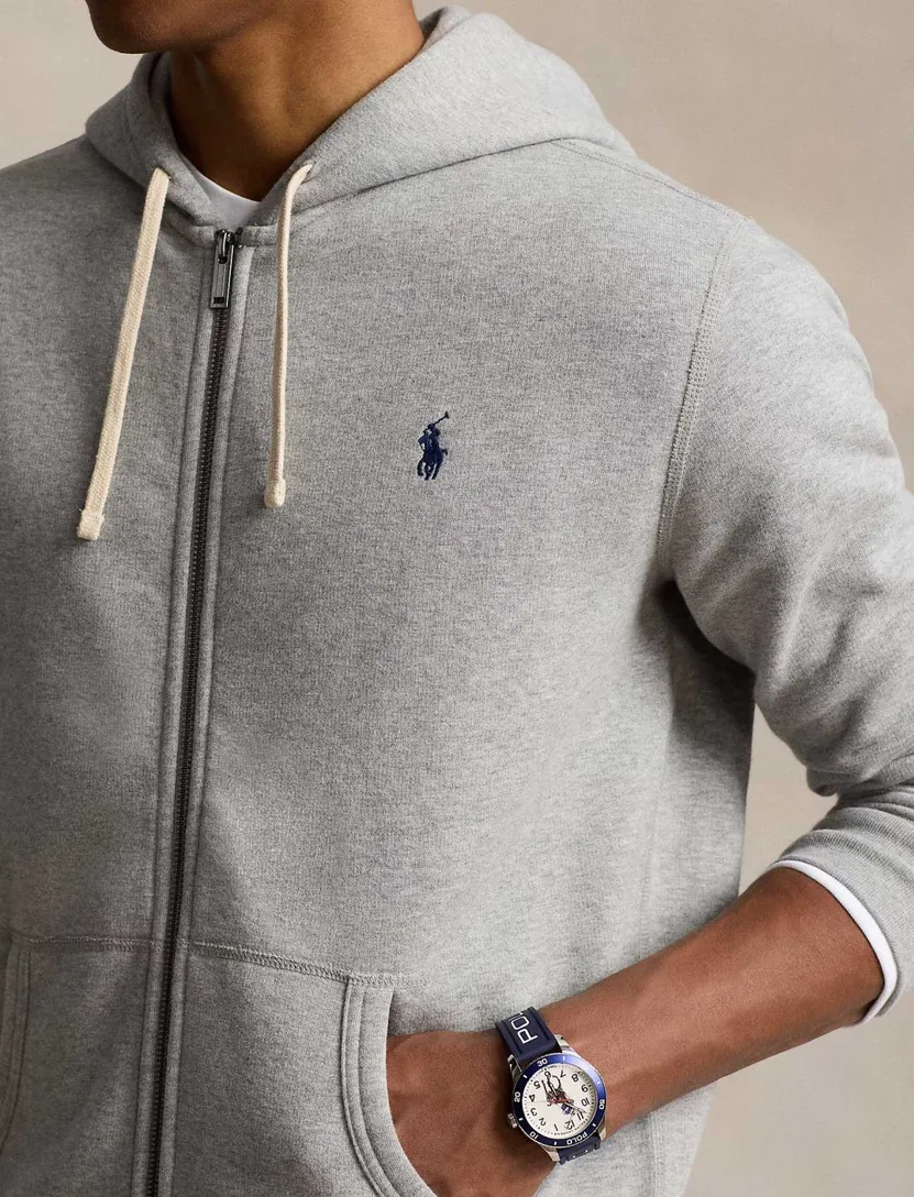 Polo Ralph Lauren sweatvest grijs gemeleerd