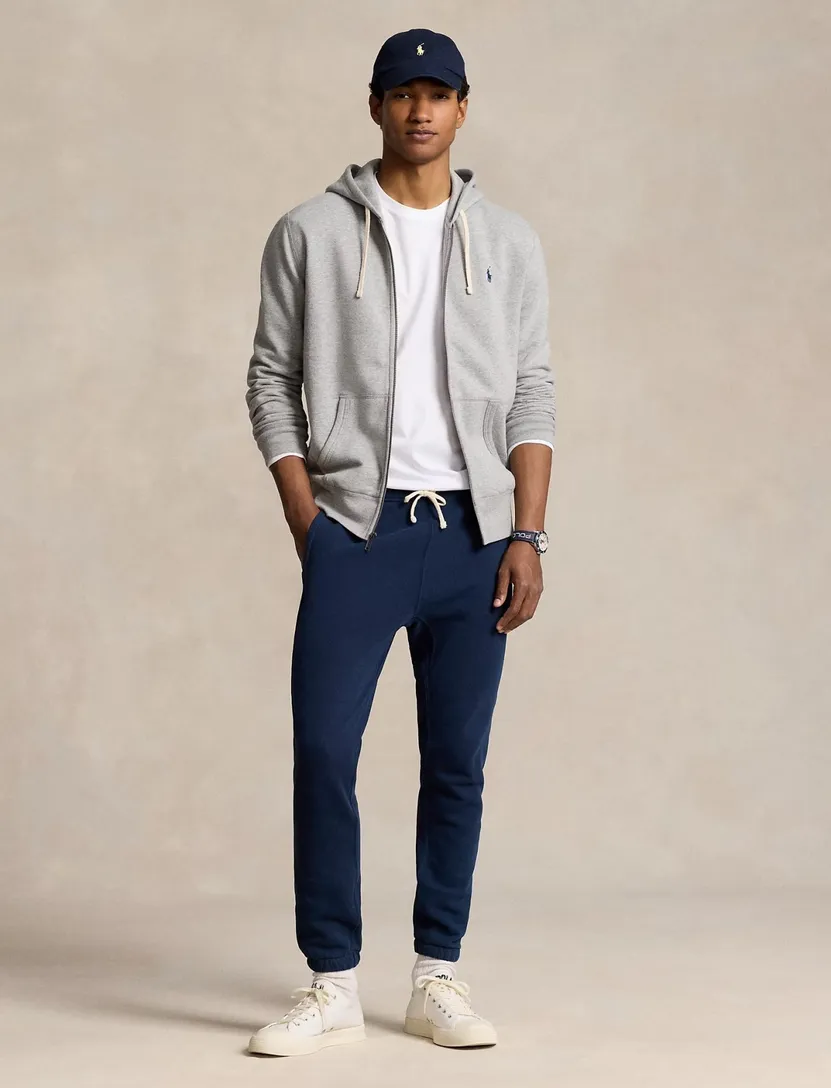Polo Ralph Lauren sweatvest grijs gemeleerd