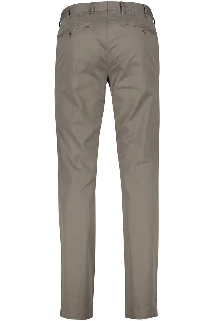 Meyer Pantalon katoen bruin oslo perfect fit
