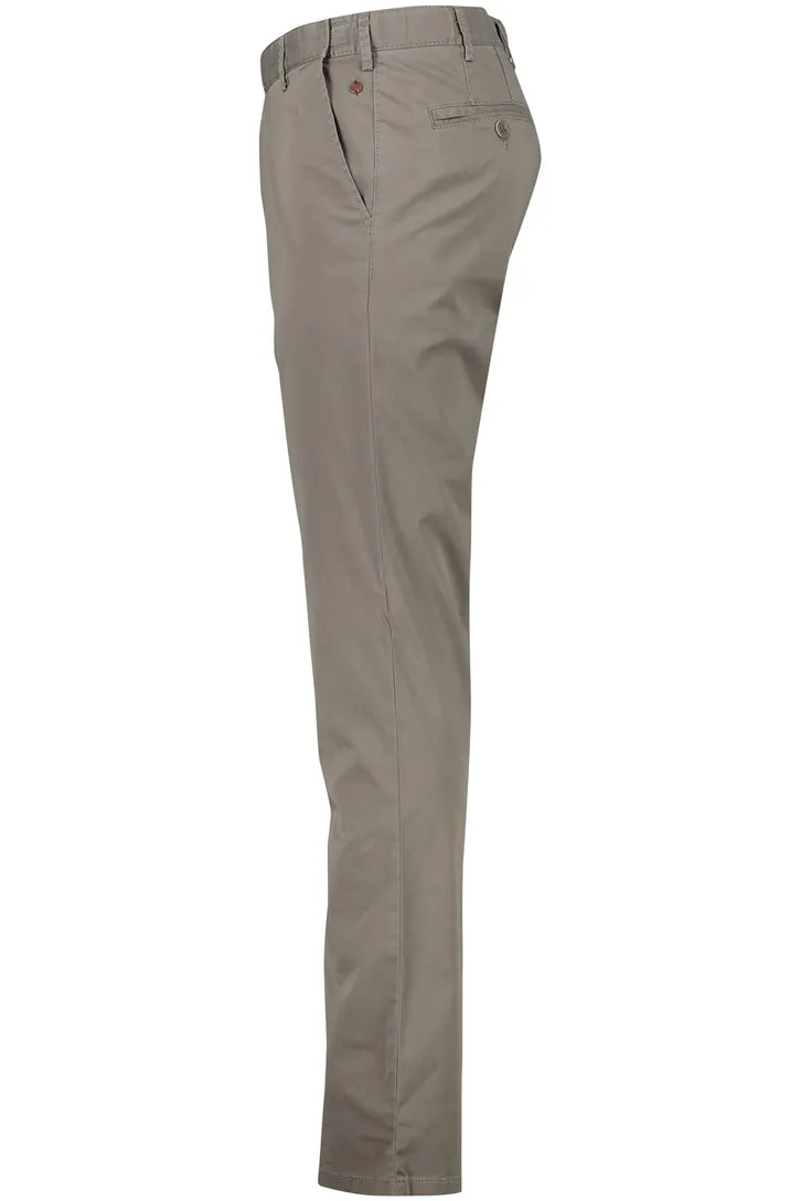 Meyer Pantalon katoen bruin oslo perfect fit