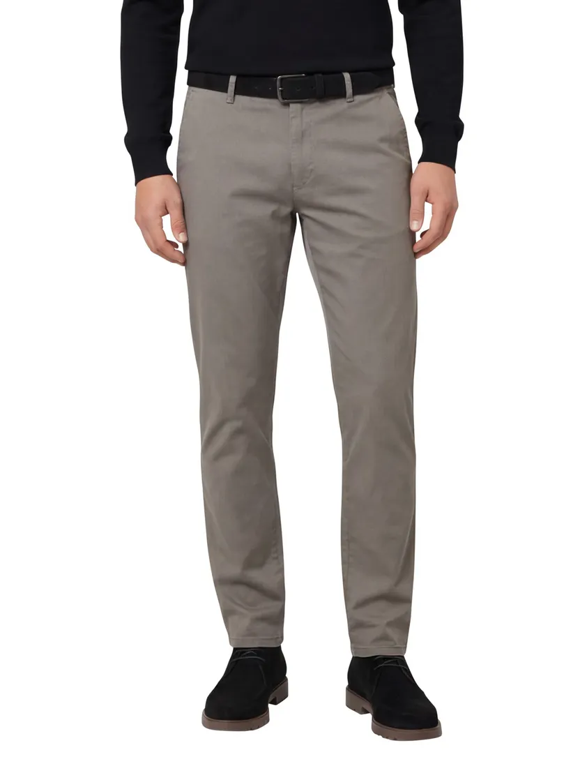 Meyer Pantalon katoen bruin oslo perfect fit