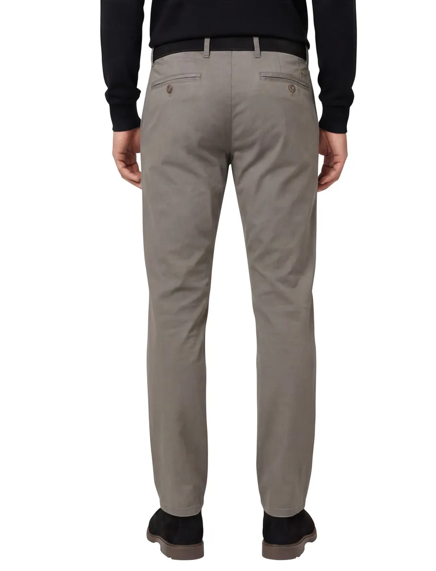 Meyer Pantalon katoen grijs oslo perfect fit