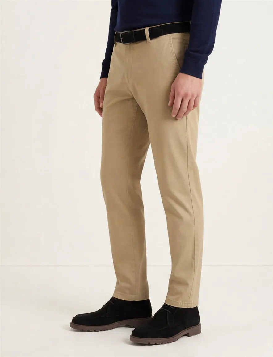 Meyer Rio pantalon katoen beige