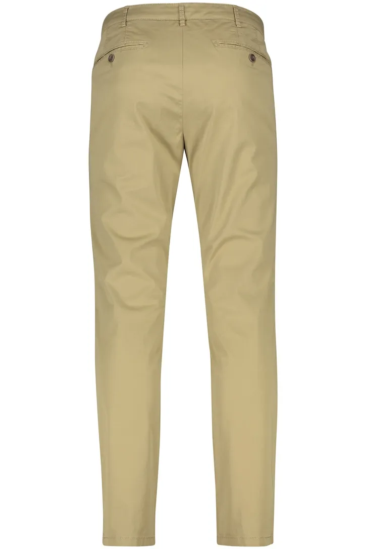 Meyer chino beige katoen effen