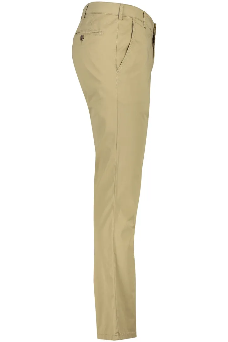 Meyer chino beige katoen effen