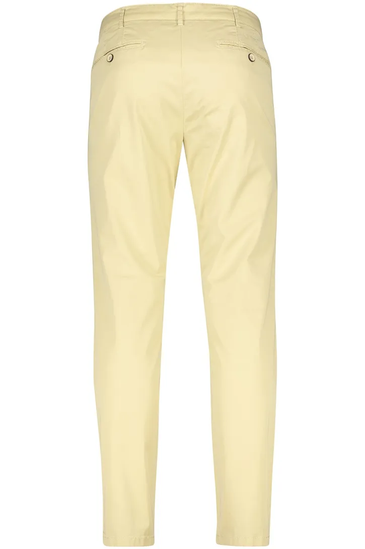 Meyer pantalon geel katoen effen