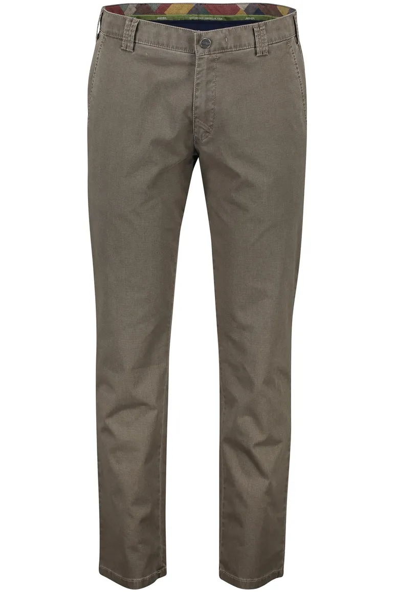 katoenen broek bruin Meyer Rio