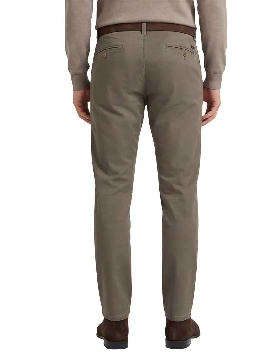 katoenen broek bruin Meyer Rio