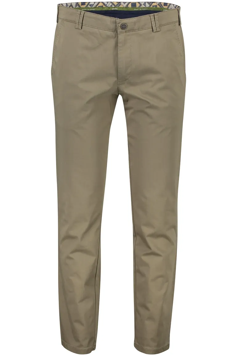 Meyer Pantalon groen effen