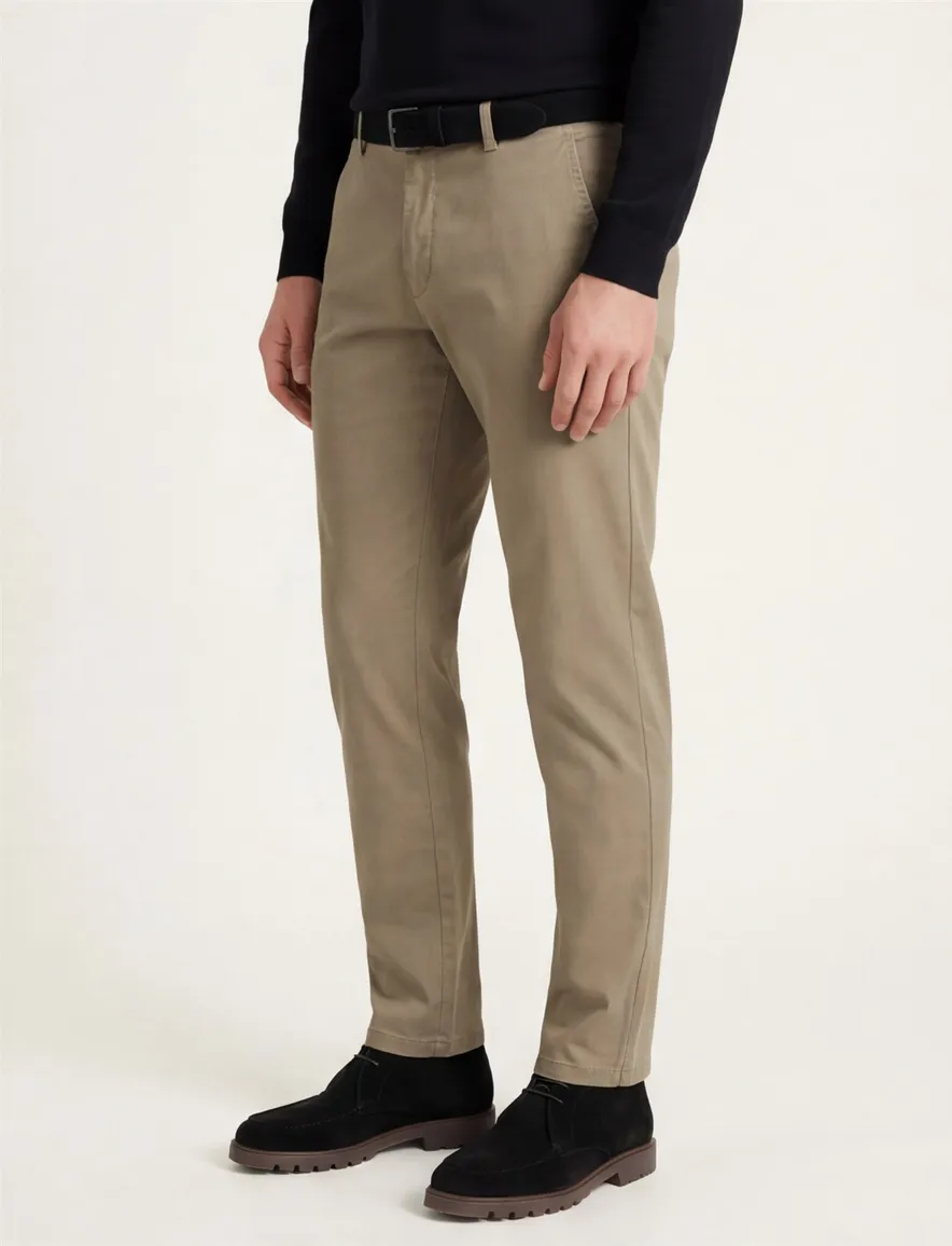 Meyer Pantalon groen effen